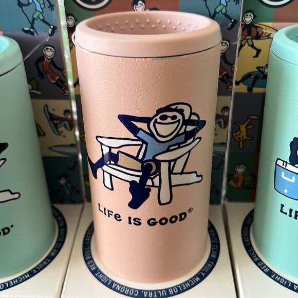 Life Is Good Slim Can Coolers(each sold individually) - Picture 5 of 8